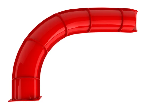 Red waterslide — Stock Photo, Image