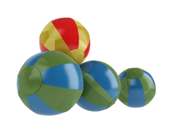 Пляжные мячи — стоковое фото