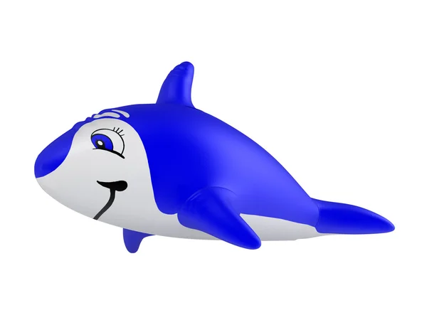 Uppblåsbar delfin — Stockfoto