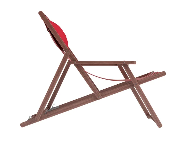 Chaise lounge de madera — Foto de Stock