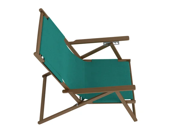 緑の chaise のラウンジ — ストック写真