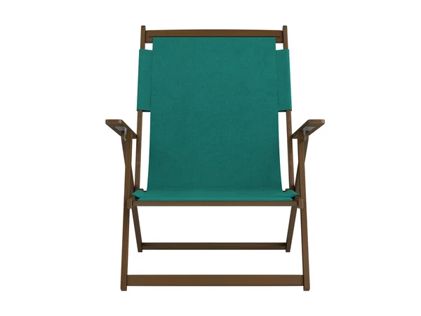 Chaise lounge verde — Foto de Stock