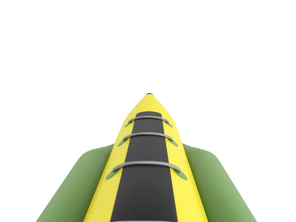 Schlauchboot mit Bananen — Stockfoto