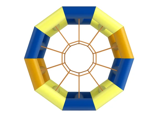 Надувная игрушка-колесо белки — стоковое фото