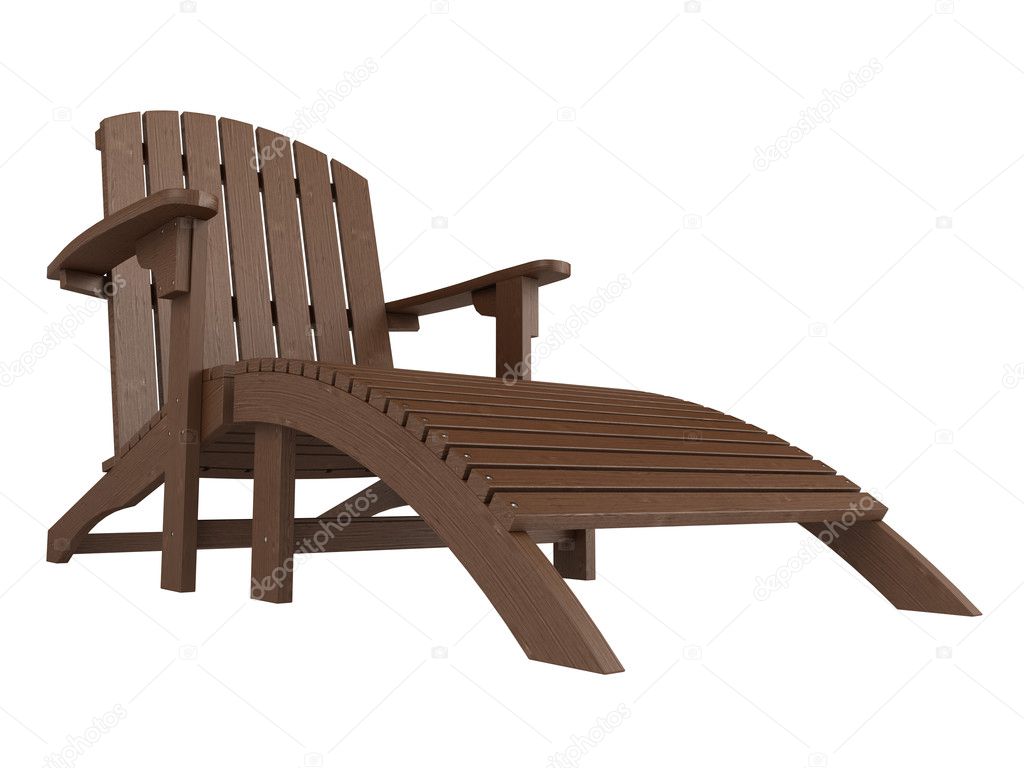 Wooden Chaise Lounge Stock Photo C Nmorozova 5398142