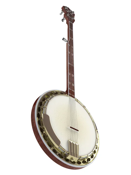 Isolated banjo — Stock Photo, Image
