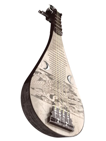 Pipa o guitarra china — Foto de Stock