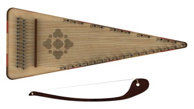 Bowed psaltery clipart