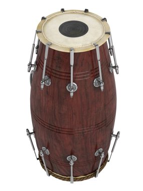 Double-headed hand-drum clipart