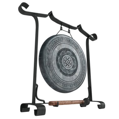 Isolated Gong clipart