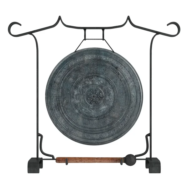 Izole gong — Stok fotoğraf