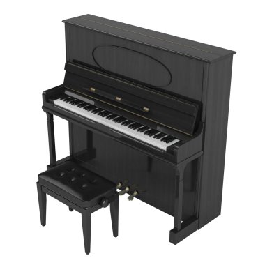 Upright Piano clipart