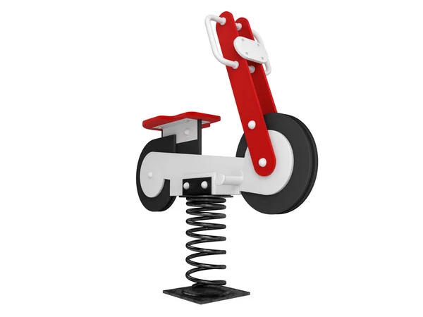 Motorcycle spring toy — Stock Photo, Image