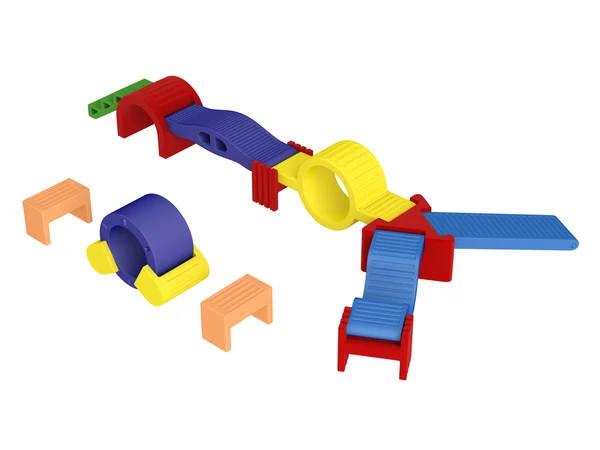 Renkli oyuncak blokları — Stok fotoğraf