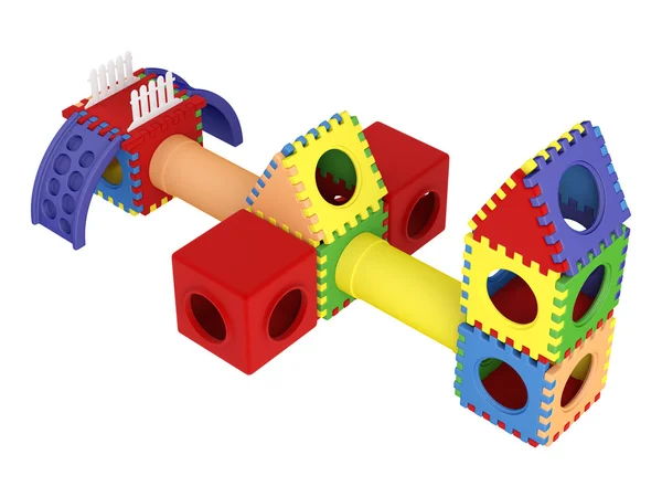 Bloques de juguete coloridos —  Fotos de Stock