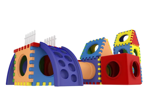 Colorful toy blocks — Stock Photo, Image