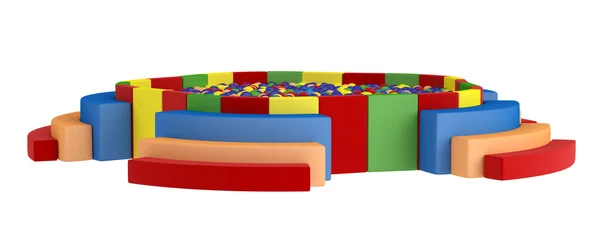 Kolorowy plac zabaw dla dzieci — Zdjęcie stockowe