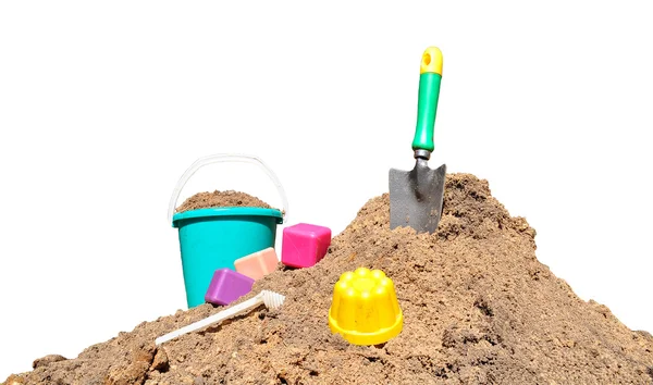 Caixa de areia infantil — Fotografia de Stock