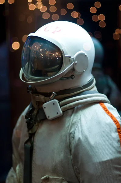 Astronauta w kosmicznym Muzeum, Moskwa — Zdjęcie stockowe