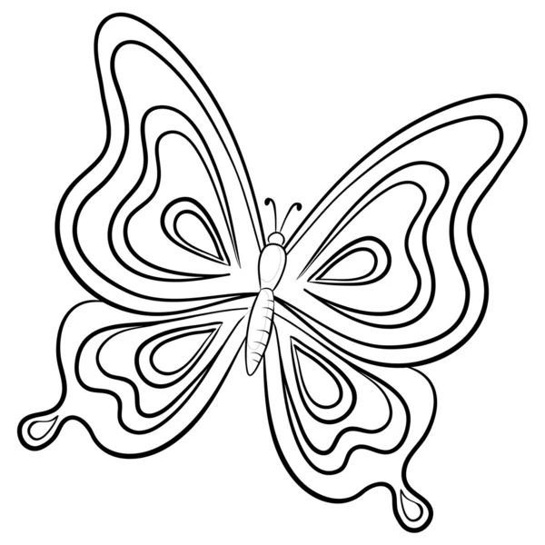 Butterfly Paper Craft - Template for a Butterfly