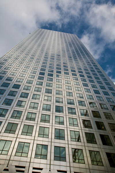Skylines of finansal center - Canary Wharf, London, UK
