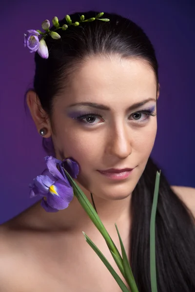 Belleza violeta — Foto de Stock