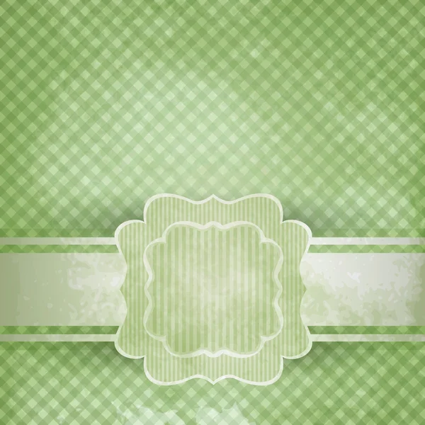 Yeşil vintage — Stok Vektör
