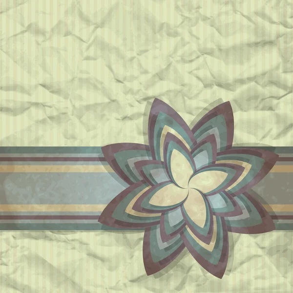 Бумажный цветок — стоковый вектор