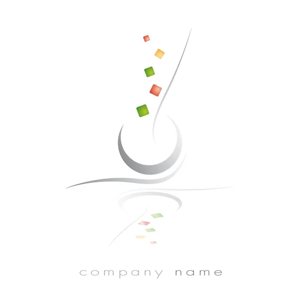 Logotype serenity — Stock Vector