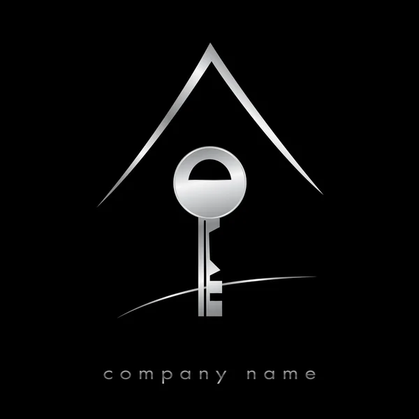 Logotype untuk real estate - Stok Vektor