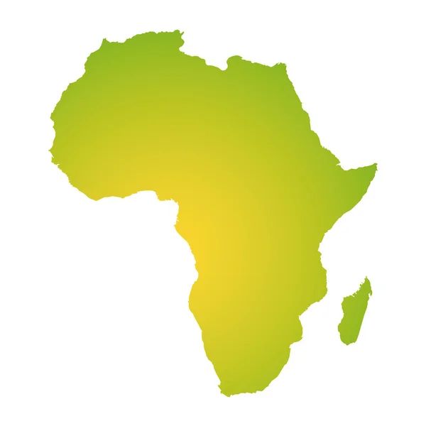 Continente africano — Vetor de Stock