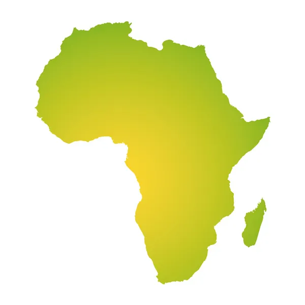 Afrikai kontinens — Stock Vector