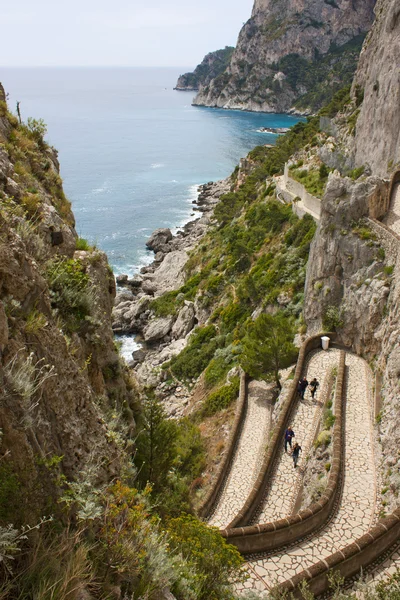 stock image Capri view - Via Krupp