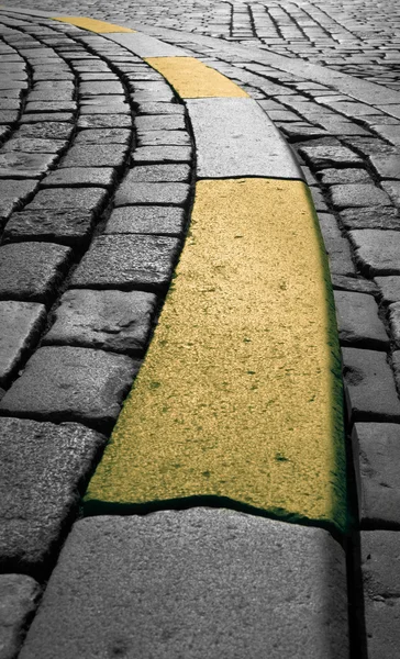 stock image Roadway of cobblestone