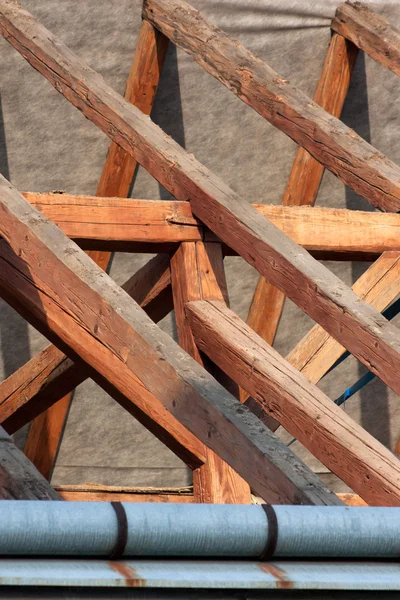 Obras de telhado — Fotografia de Stock
