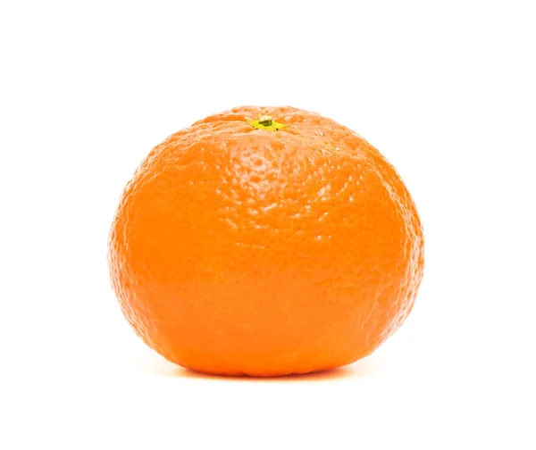 Un mandarino isolato su sfondo bianco — Foto Stock