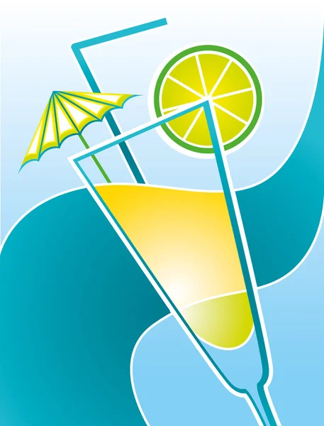 Cocktail — Stock Vector