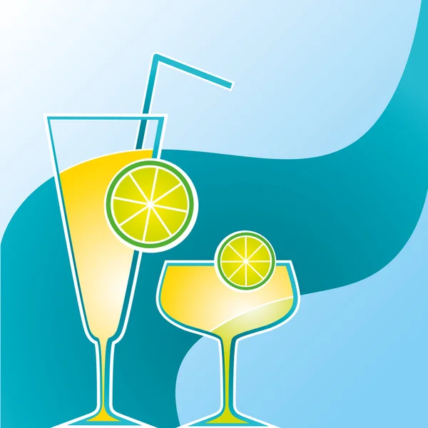 Cocktails — Image vectorielle