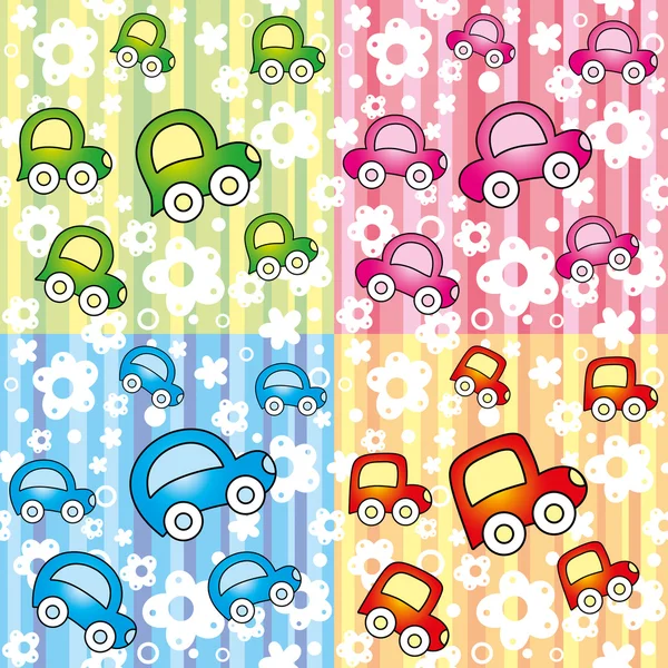 stock vector Colorful cars