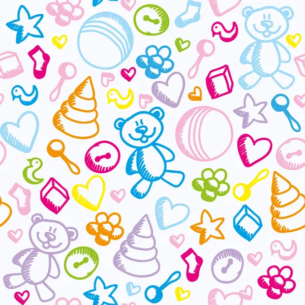 Toy pattern Royalty Free Stock Illustrations
