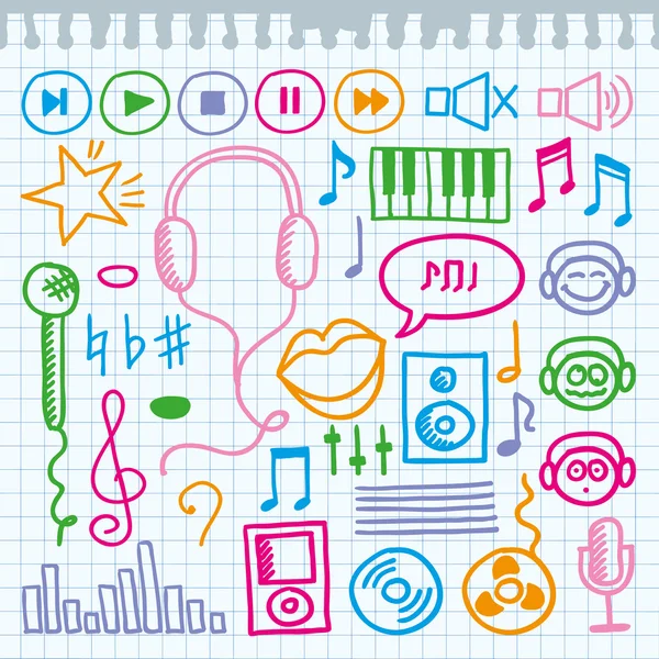 Music signs — Stock Vector
