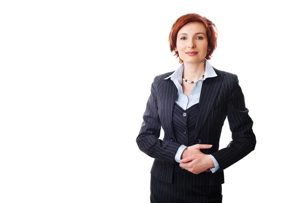 Redhead businesswoman — Stock Photo, Image