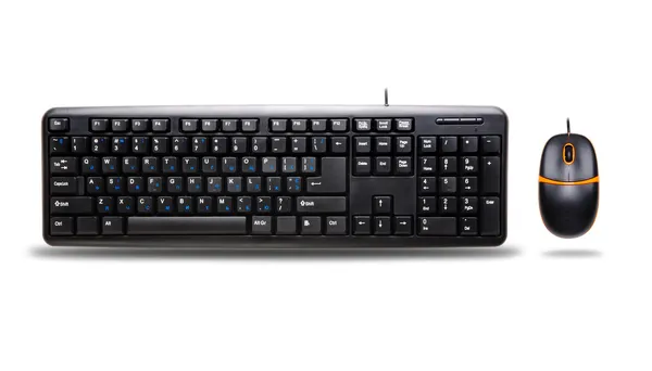 Bilgisayar klavyesi ve fare — Stok fotoğraf