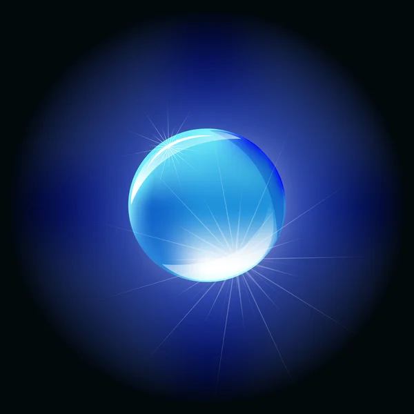 Mavi Küre — Stok Vektör
