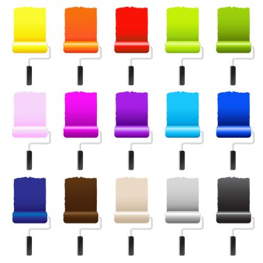 Paint Rollers clipart