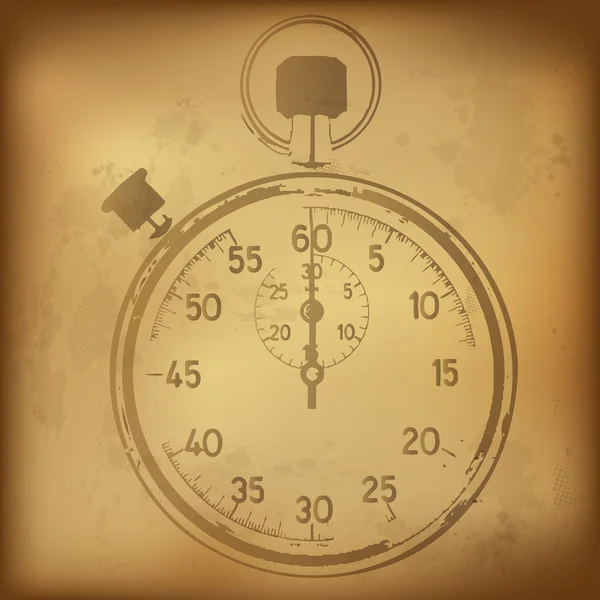 Chronomètre antique — Image vectorielle