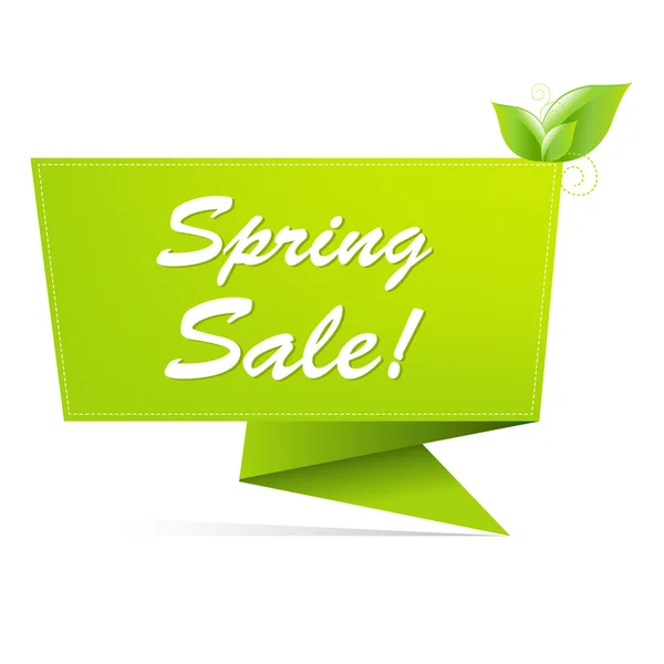 Sale Spring Banner — Stock Vector
