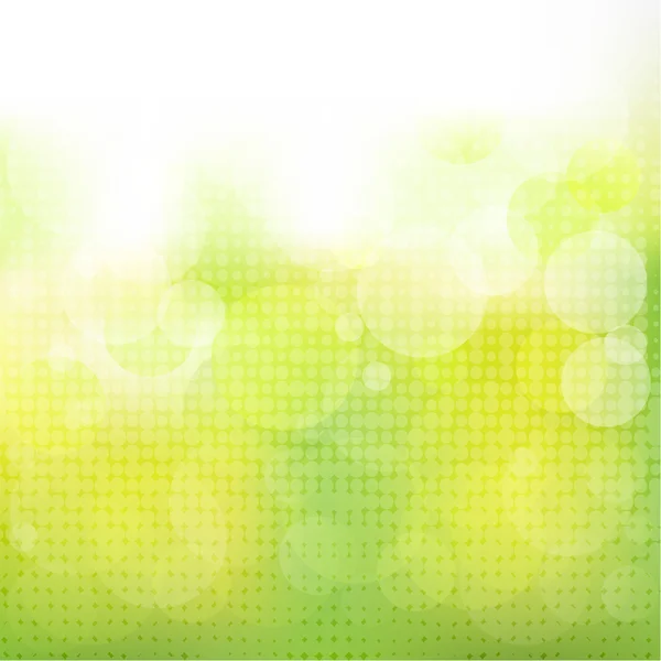 Fond naturel vert avec Boke — Image vectorielle