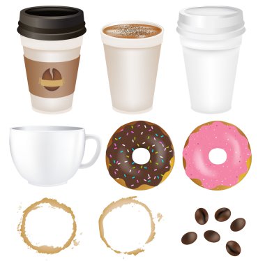 Set Coffee clipart