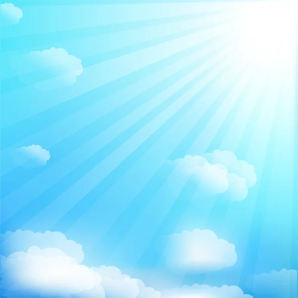 Ciel bleu — Image vectorielle